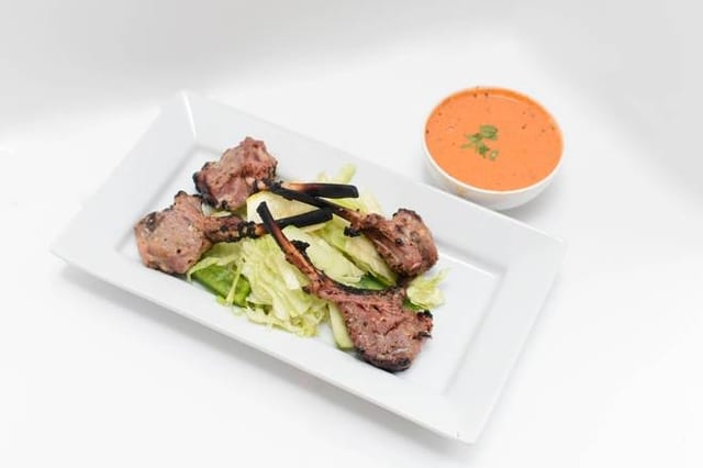 Mustard Lamb Chop.