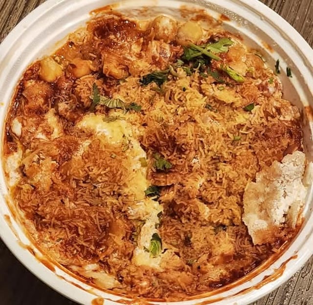 Aloo Tikki Chaat.