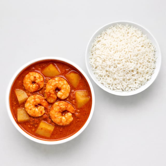 Shrimp Vindaloo.