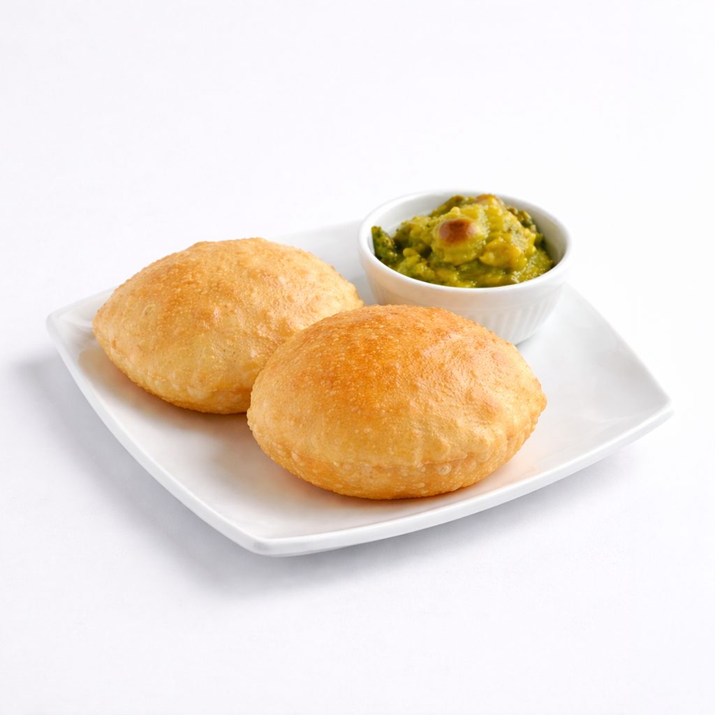 2 Piece Poori.